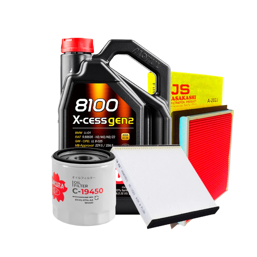 Kia Rio Набор премиум: масло + масляный фильтр + воздушный фильтр + салонный фильтр