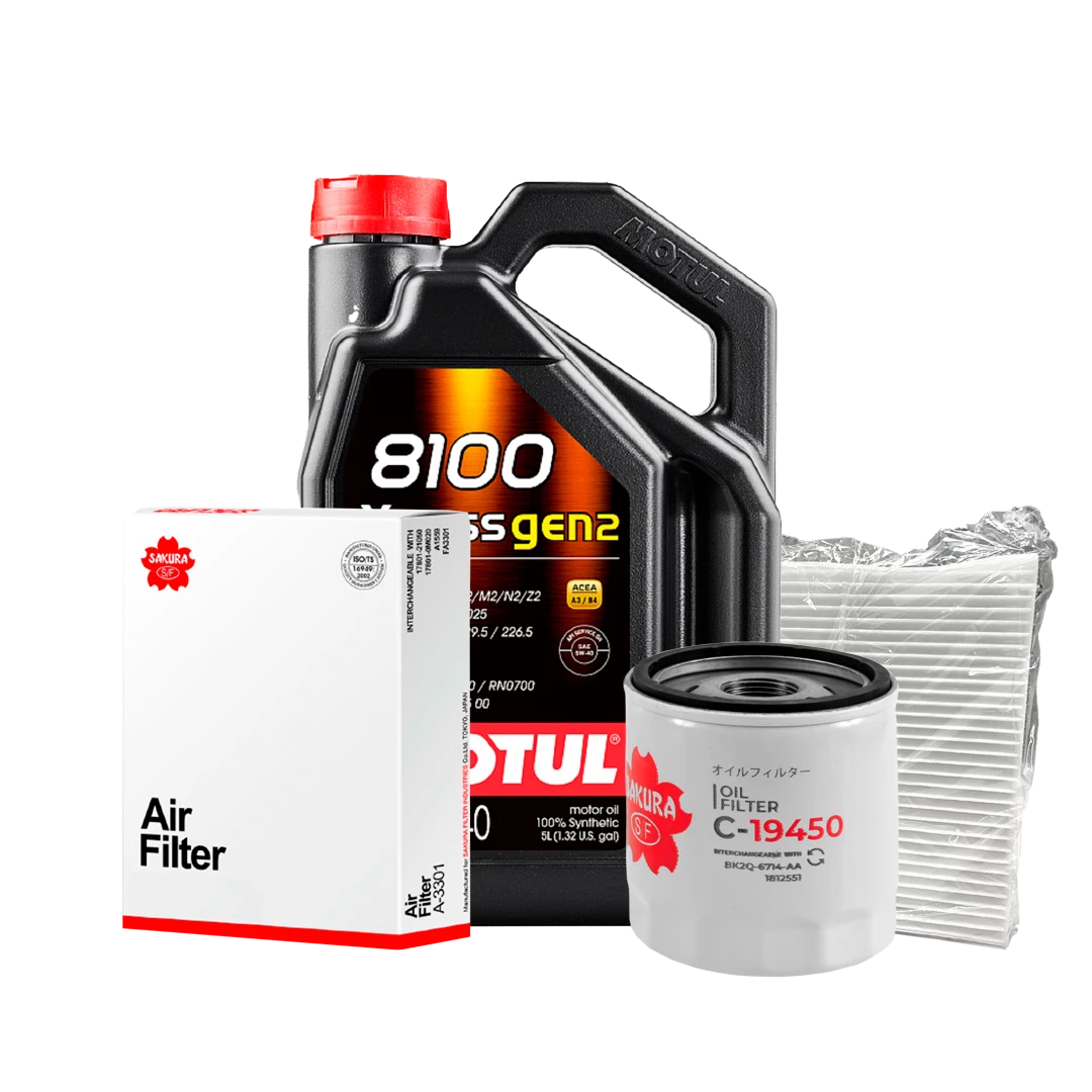Skoda Octavia Набор премиум: масло + масляный фильтр + воздушный фильтр + салонный фильтр